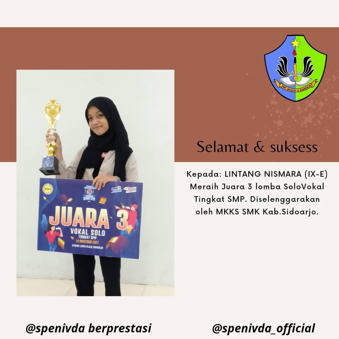 Juara 3 Lomba SoloVokal